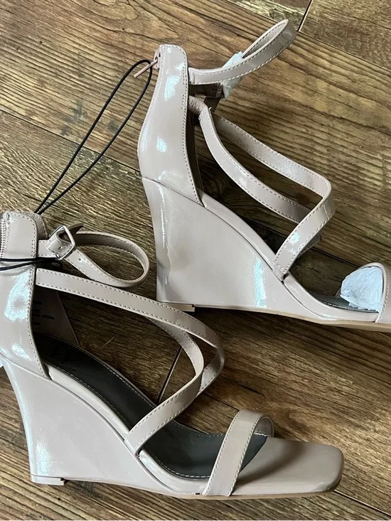 jcpenney Blush Patent Strappy High Heel Sandals - Picture 1 of 4